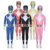 Halloween children all-inclusive jumpsuit Mighty Morphin Power Rangers cosplay costume