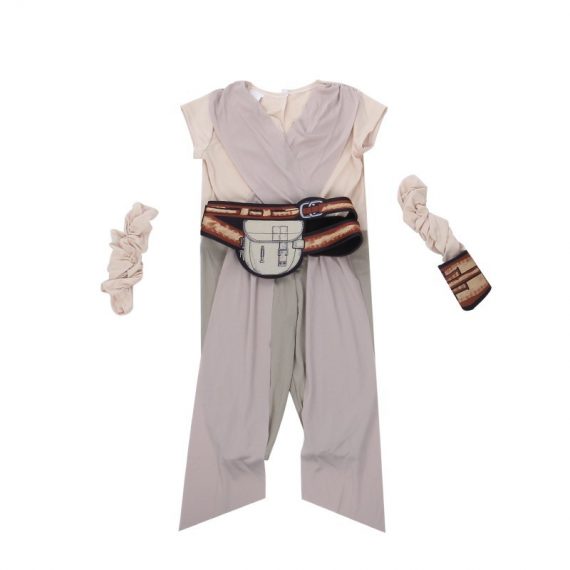 Halloween Star Wars: The Force Awakens Rey Kids Cosplay Costume