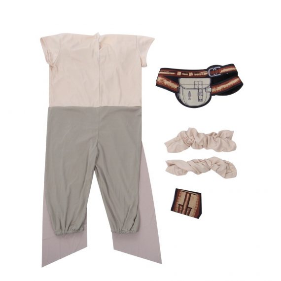 Halloween Star Wars: The Force Awakens Rey Kids Cosplay Costume