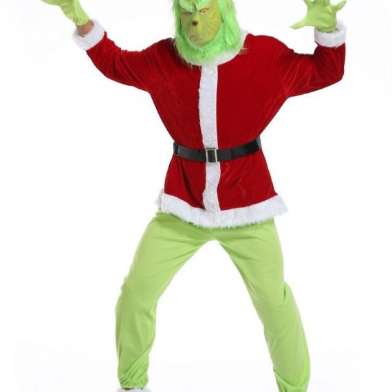 the grinch costume set halloween cosplay costume