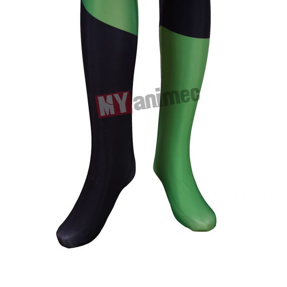 Animated Kim Possible cosplay jumpsuit halloween adults kids tights