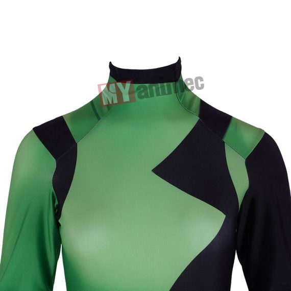 Animated Kim Possible cosplay jumpsuit halloween adults kids tights