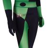 Animated Kim Possible cosplay jumpsuit halloween adults kids tights