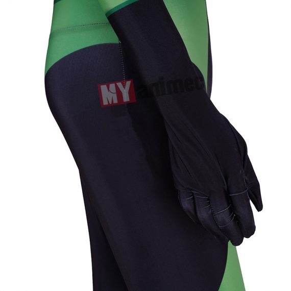 Animated Kim Possible cosplay jumpsuit halloween adults kids tights