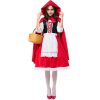 Halloween Little Red Riding Hood cosplay red maid stage costume