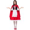 Halloween Little Red Riding Hood cosplay red maid stage costume
