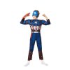 Halloween Kids Captain America cosplay anime jumpsuit Avengers Superhero costume