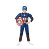 Halloween Kids Captain America cosplay anime jumpsuit Avengers Superhero costume