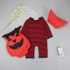 Children's Halloween costume infant and toddler pumpkin jumpsuit set