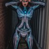 Halloween tights female robot costume stage cosplay jumpsuit