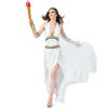 Halloween costume female ancient Greek mythology goddess cosplay gorgeous long dress