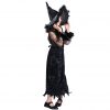 Halloween kids costume black witch cosplay girls skirt suit