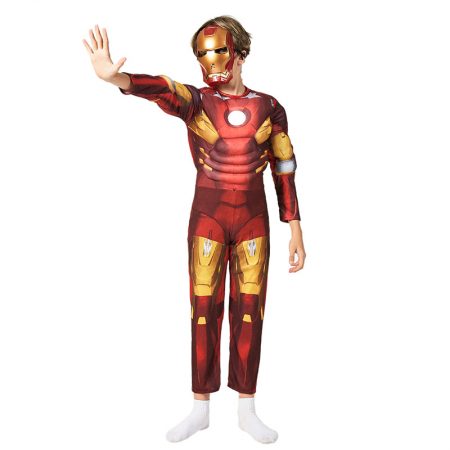 Iron Man Children Superhero Dress Up Halloween Cosplay Costume