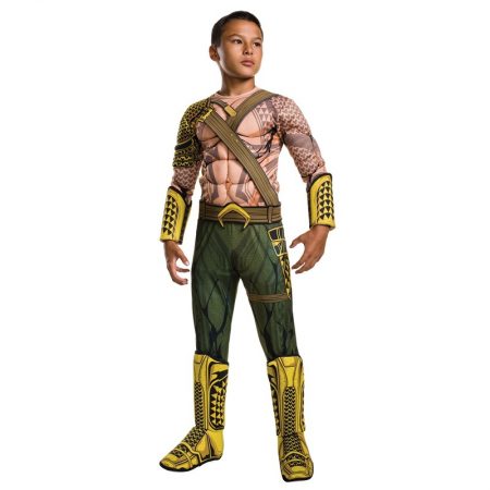 Movie Aquaman Halloween Costume Boys Justice League Superhero Cosplay