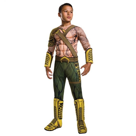 Movie Aquaman Halloween Costume Boys Justice League Superhero Cosplay