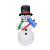 Snowman inflatable holiday decorations personalized christmas ornaments