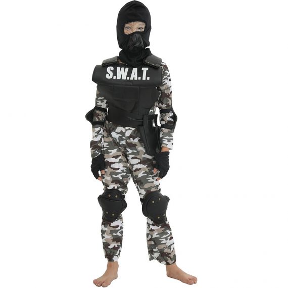 Children's stage performance clothes boys Halloween party camouflage suits