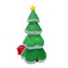 Christmas garden ornaments glowing inflatable Christmas tree candy spree adornment