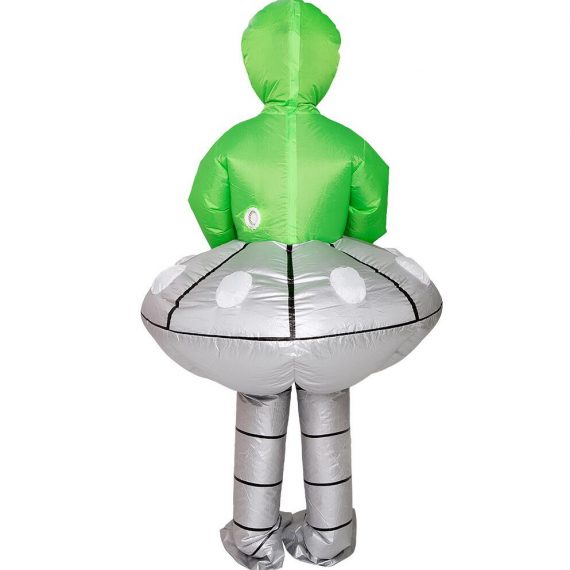Halloween funny costume flying saucer alien inflatable clothes