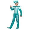 Minecraft classic game character cosplay costume halloween jumpsuit