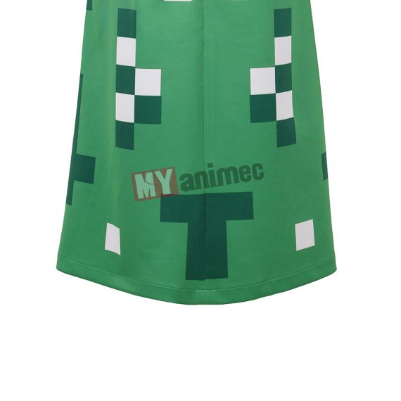 Minecraft Costume Creeper Disguise Girls' two-piece suit