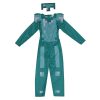 Minecraft classic game character cosplay costume halloween jumpsuit