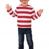 where's waldo costume halloween adults kids cosplay outfit