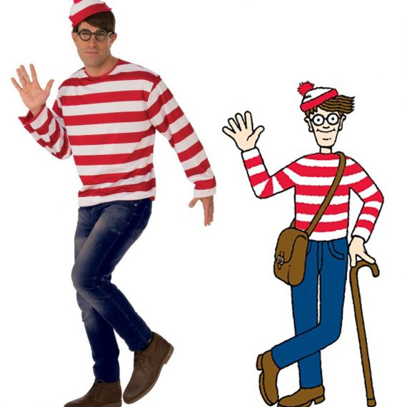 where's waldo costume halloween adults kids cosplay outfit