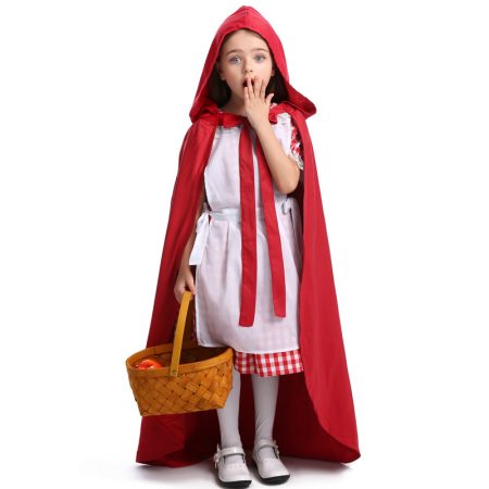 Halloween costume girls Little Red Riding Hood fairy tale drama performance costume