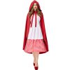 Fairy Tale Little Red Riding Hood Adult Red Plaid Halloween Cosplay Costume