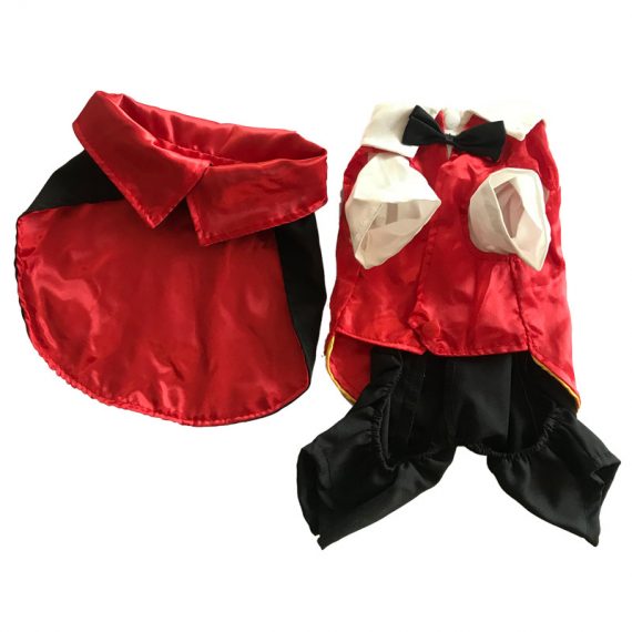 Halloween pet clothes Vampire cloak holiday funny pet cosplay