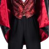 Halloween Adult Costume Vampire Cosplay Men's Coat and Cloak Set