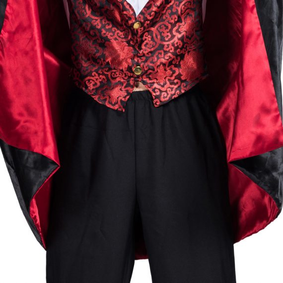 Halloween Adult Costume Vampire Cosplay Men's Coat and Cloak Set