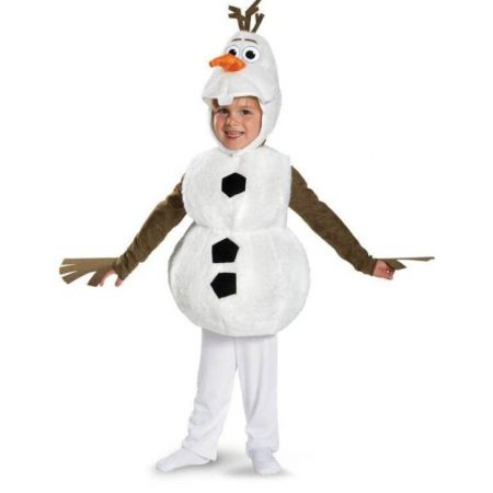 Christmas snowman cosplay kids unisex performance costume
