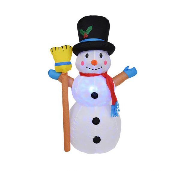 Christmas garden decorations rotating lights inflatable snowman holiday ornaments