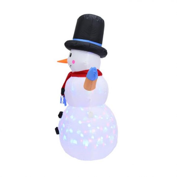 Christmas garden decorations rotating lights inflatable snowman holiday ornaments