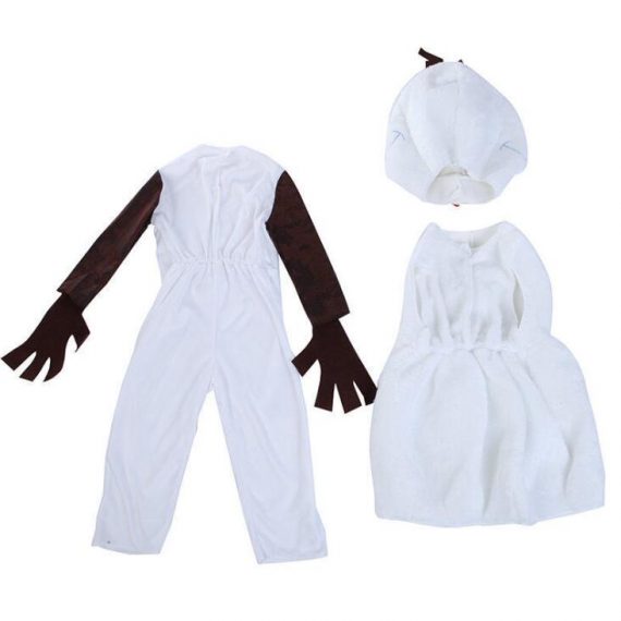 Christmas snowman cosplay kids unisex performance costume