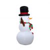 Christmas garden decorations rotating lights inflatable snowman holiday ornaments