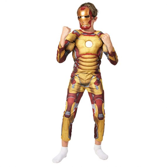Iron Man Children Superhero Dress Up Halloween Cosplay Costume