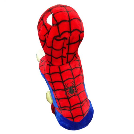 New style dog clothes spiderman coral fleece pet halloween cosplay funny costume