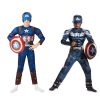 Halloween Kids Captain America cosplay anime jumpsuit Avengers Superhero costume