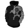 Digital print couple pullover unisex hoodies