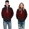 Fashion digital printing unisex hoodies pullover couple costume