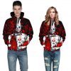halloween adult unisex pullover hoodies couple costume