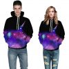 Print plus size hoodies unisex couple costume