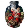 unisex santa couple costume christmas sweatshirt