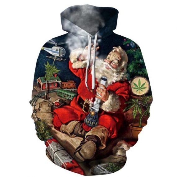 unisex santa couple costume christmas sweatshirt