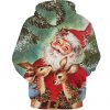 unisex santa couple costume christmas sweatshirt