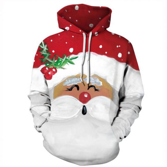 unisex santa couple costume christmas sweatshirt