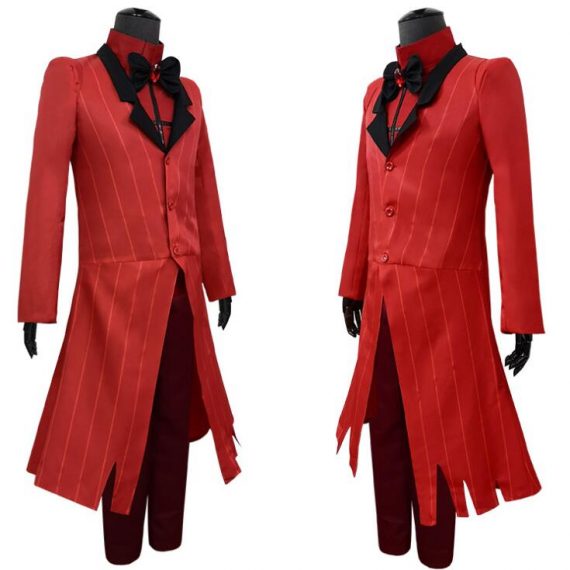 halloween adult Hazbin Hotel ALASTOR cosplay suit